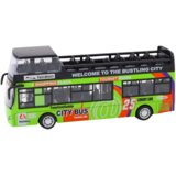  Turistički autobus na kat sa vratima koja se otvaraju i pogonom na trenje - zeleni | Shoptok.si