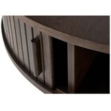 Unique Furniture Okrugao stolić za kavu u dekoru hrasta u tamnoj prirodnoj boji ø 85 cm Meta – | shoptok.hr