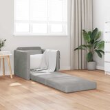  Krevet na razvlačenje Svijetlo siva 74 x 77 x 81 cm Baršun | shoptok.hr