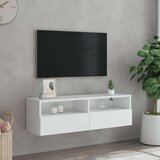 vidaXL Zidni TV ormarić bijeli 100 x 30 x 30 cm od konstruiranog drva | shoptok.hr