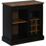 vidaXL Komoda HALDEN s kliznim vratima crna 80x40x80 cm puno drvo | shoptok.hr
