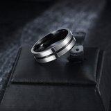  Prstan ONE LINE RING ČRNI | Shoptok.si