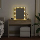  Toaletni stolić s LED svjetlima boja hrasta 100 x 40 x 130 cm | shoptok.hr