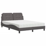  Okvir kreveta bez madraca Zadar sivi 140x190 cm od umjetne kože | Eponuda.com