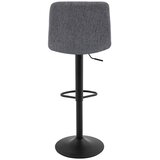 Stylife BARSKI STOL, siva, črna | Shoptok.si