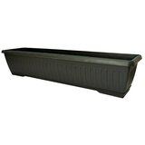 Plastična Balkonsko korito Jadran (80 x 20 x 17 cm, črna) | Shoptok.si