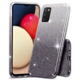 Onasi silikonski ovitek z bleščicami bling 2v1 za samsung galaxy A14 - srebrno siv | Shoptok.si
