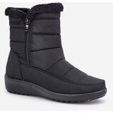 EVENTO PE1 Women's Snow Boots With Zipper And Fur Black Fiorittia | Eponuda.ba