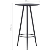  Barski stol crni 60 x 107,5 cm MDF | shoptok.hr