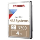 Toshiba 4TB N300 NAS 3,5" SATA 6Gb/s 7200rpm 512MB HDD disk | Shoptok.si