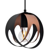  Luster na sajli MOONLIGHT 3xE27/15W/230V crni/bakreni | Eponuda.com