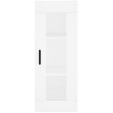  Visoka komoda bijeli 34,5x34x180 cm od konstruiranog drva | shoptok.hr