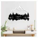 Wallity Zidna dekoracija Priroda i planina-12, 62x22cm 70x51cm 1.5mm, Crno-bijela | Eponuda.ba