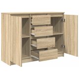  Komoda s ladicama hrasta sonome 100,5x35x76cm konstruirano drvo | shoptok.hr