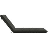  Jastučić za ležaljku GEMERT 100% poliester Antracit - Antracit 190 x 80 x 9 cm Poliester | shoptok.hr