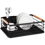 Kinghoff KH1728 oceđivač za sudove 42.5X32X15.5 cm crni | ePonuda.com