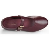 Tommy Hilfiger Balerinke TH BUCKLE LEATHER BALLERINA Bordo | Shoptok.si