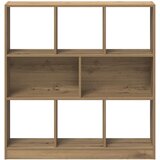  Ormarić za knjige umjetnički hrast izrađeno drvo | shoptok.hr