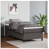 Box spring posteljni okvir siv 100x200 cm umetno usnje | Shoptok.si