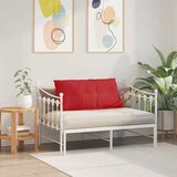  Jastuk za leđa Crvena 100 x 19 x 50 cm tkanina | shoptok.hr