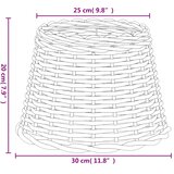  Sjenilo za svjetiljku bijelo Ø 30 x 20 cm od pruća | shoptok.hr