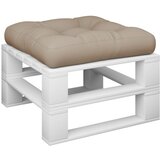  Jastuk za palete smeđesivi 60 x 60 x 12 cm od tkanine | shoptok.hr