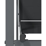  Vrtne stolice 4 kom crne 55 x 61,5 x 90 cm tekstilen i čelik | shoptok.hr