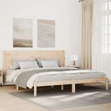 vidaXL Daljši posteljni okvir brez vzmetnice 200x210 cm trden les Cene