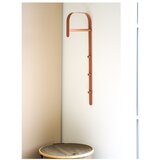 House Nordic Kovinsko stensko stojalo za oblačila v konjak rjavi barvi 30x80x3 cm Gresto – | Shoptok.si