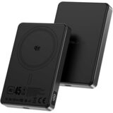 BLAVEC Power Bank 10000mAh Ultra Fast 16mm - Tip C - Qi2.2 25W + PD 45W magnetska indukcija Magsafe 2 u 1 crna | shoptok.hr