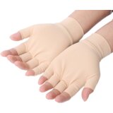 INF 1 par polprstnih kompresijskih rokavic za lajšanje bolečin v prstih in rokah beige, (21246520) Cene