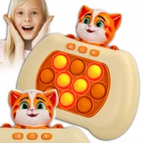Silikonski POP IT antistresna igralna konzola CAT Glowing Game MEGA
