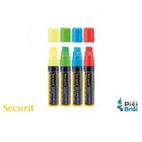 SECURIT MARKERJI s tekočo kredo JUMBO v štirih NEON barvah SMA720V4 | Shoptok.si