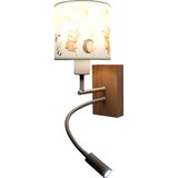 Brilagi LED Flex lampa BOBO WOOD 1xE27/25W/230V + LED/3W hrast/bela/sa životinjskim motivima | Eponuda.com