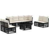  Sjedeća garnitura za vrt 9 kom. Crna poliratan 100 x 55 x 73 cm | shoptok.hr