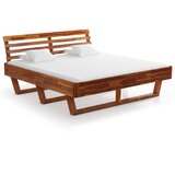 vidaXL Posteljni okvir iz trdnega akacijevega lesa 180x200 cm, (20902843) Cene