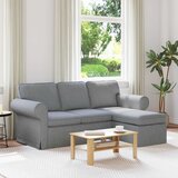 SOFA Svijetlo siva 195 x 138 x 80 cm tkanina Cijene