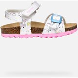 Geox White Girls Sandals Chalki - Girls | shoptok.hr