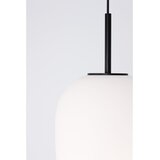 Nova Luce Bijela/crna staklena viseća svjetiljka ø 27 cm Lato – | shoptok.hr