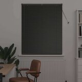 vidaXL Zavjesa za prozor sa zavjesama Ostalo Crna 105 x 130 cm Aluminij | shoptok.hr