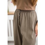 Kesi Włoski Muslin pants with a wide leg fango | Eponuda.ba