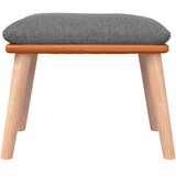  Tabure svjetlosivi 45x29,5x35 cm od tkanine i umjetne kože | shoptok.hr