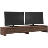  Stalak za monitor s ladicama boja hrasta 100x27x15 cm drveni | shoptok.hr