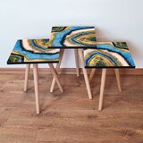 Hanah home 3Shp112 - multicolor multicolor nesting table (3 pieces) | ePonuda.com