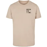 MT Ladies Men's T-shirt Never On Time Tee - beige