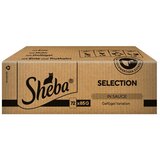  Ekonomično pakiranje Sheba vrećice 144 x 85 g - Selection in Sauce, varijanta s peradi | shoptok.hr