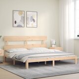  Okvir kreveta bez madraca 200 x 200 cm od masivne borovine | shoptok.hr