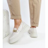 Karino Light beige leather shoes | Shoptok.si