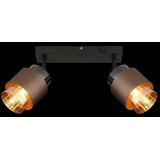Globo 15560-2C - Spot svetiljka MILLEY 2xE27/40W/230V crna/bronza | Eponuda.com