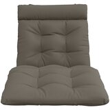  Jastučić za ležaljku VIANEN 100% poliester Siva 200 x 70 x 8 cm Slike